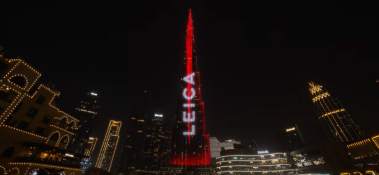 Leica Century Burj Khalifa Projection