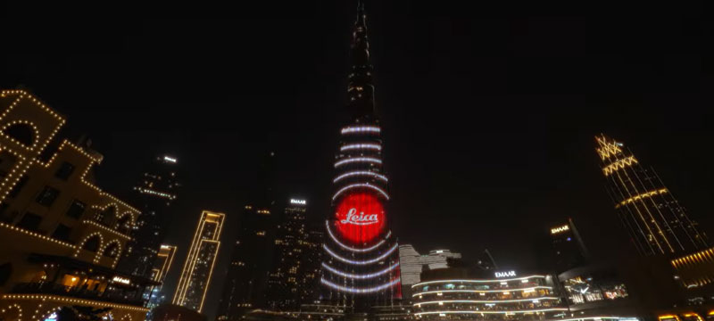 Leica Century Burj Khalifa Projection